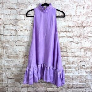 Azeeza Alcott Mini Dress in Amethyst Size XS